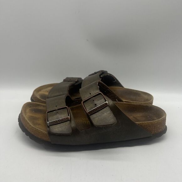 Birkenstock Sandals Womens 37 Arizona Leather Snake Print Narrow - Picture 4 of 10